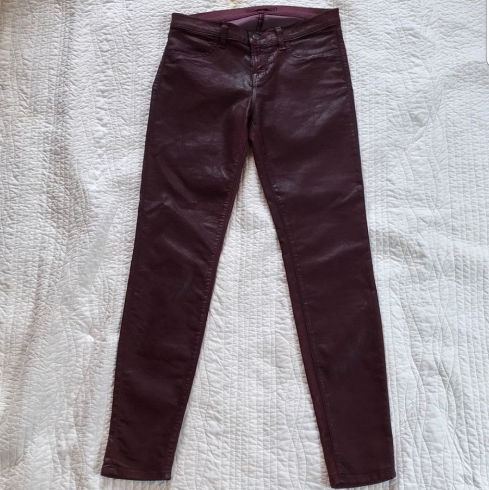 J Brand 901 Super Skinny Coated Jeans - Picture 5 of 7